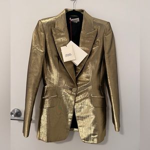 BNWT Alexander McQueen Gold Blazer